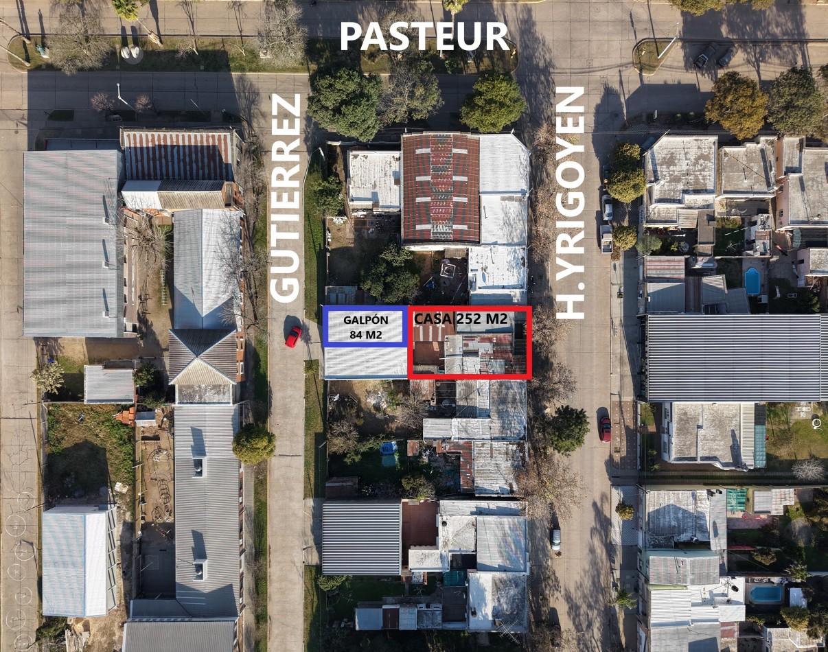 CASA A RECICLAR + GALPON NUEVO!