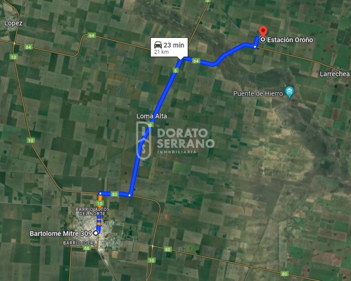 CAMPO AGRICOLA + ANTIGUA ESTACION OROÑO- GESSLER!