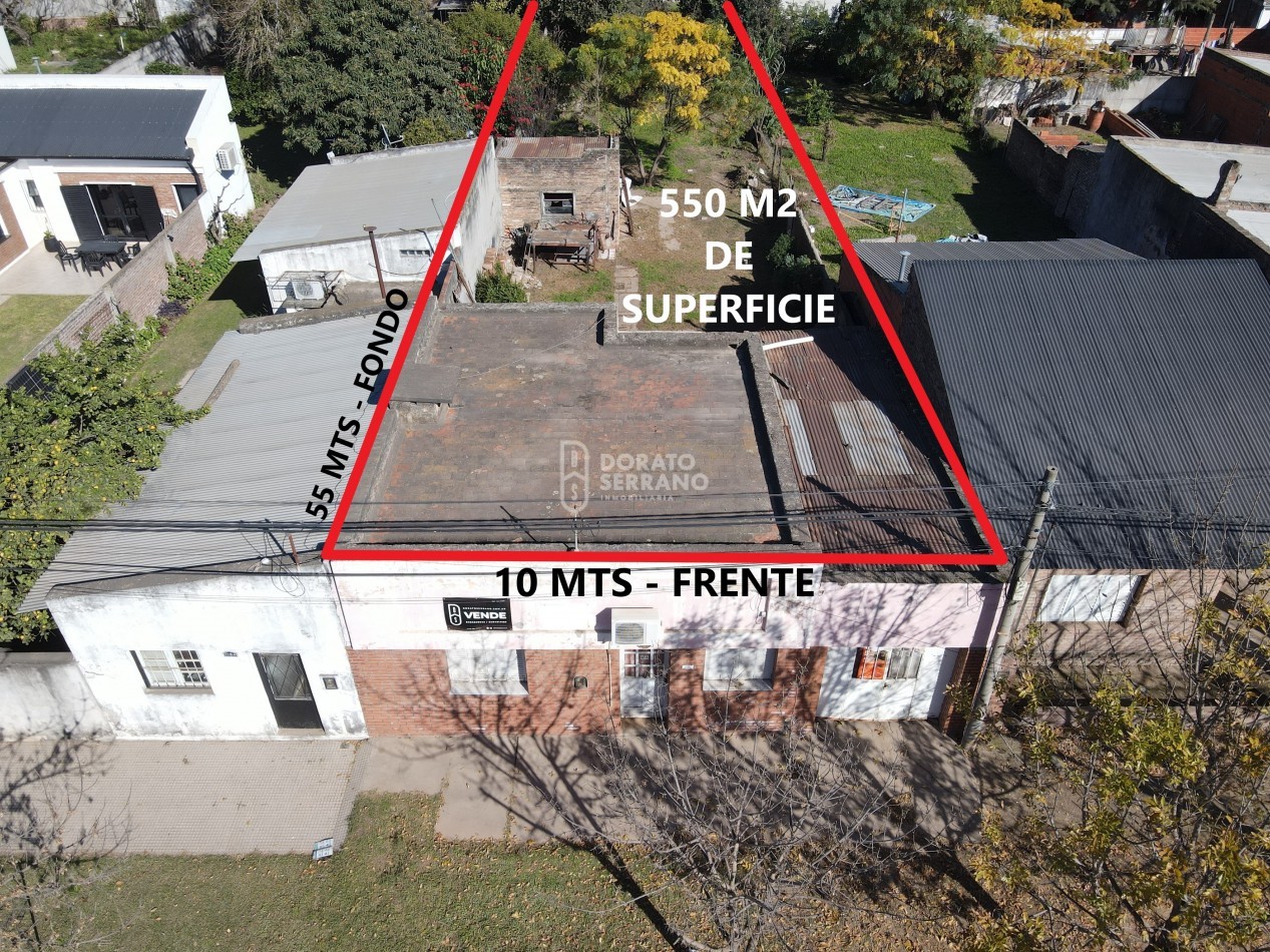 CASA A RECICLAR + LOTE 10 X55!