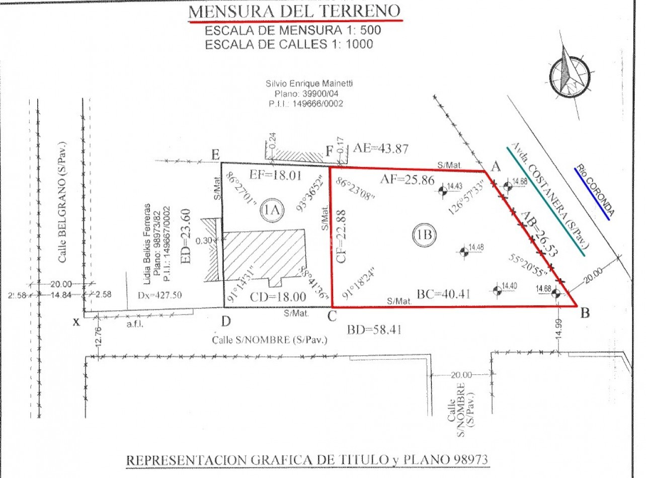 EXTRAORDINARIA! BARRIO GALVEZ - LAGUNA DE LOTTO.