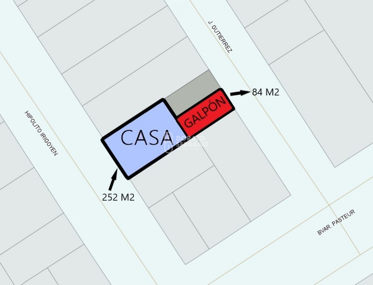 CASA A RECICLAR + GALPON NUEVO!