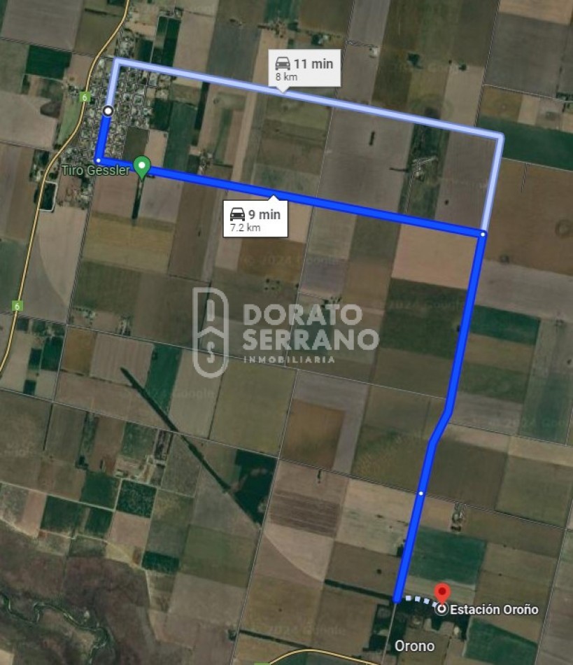 CAMPO AGRICOLA + ANTIGUA ESTACION OROÑO- GESSLER!