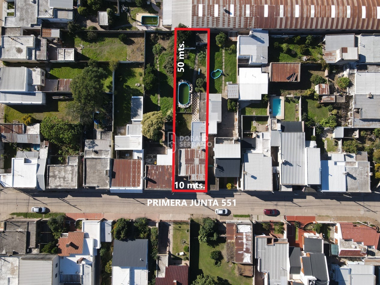 CASA + 500 m2 DE LOTE - BARRIO PROGRESO!