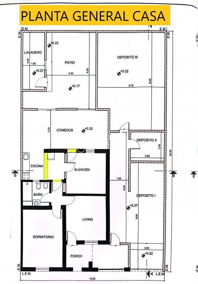CASA A RECICLAR + GALPON NUEVO!