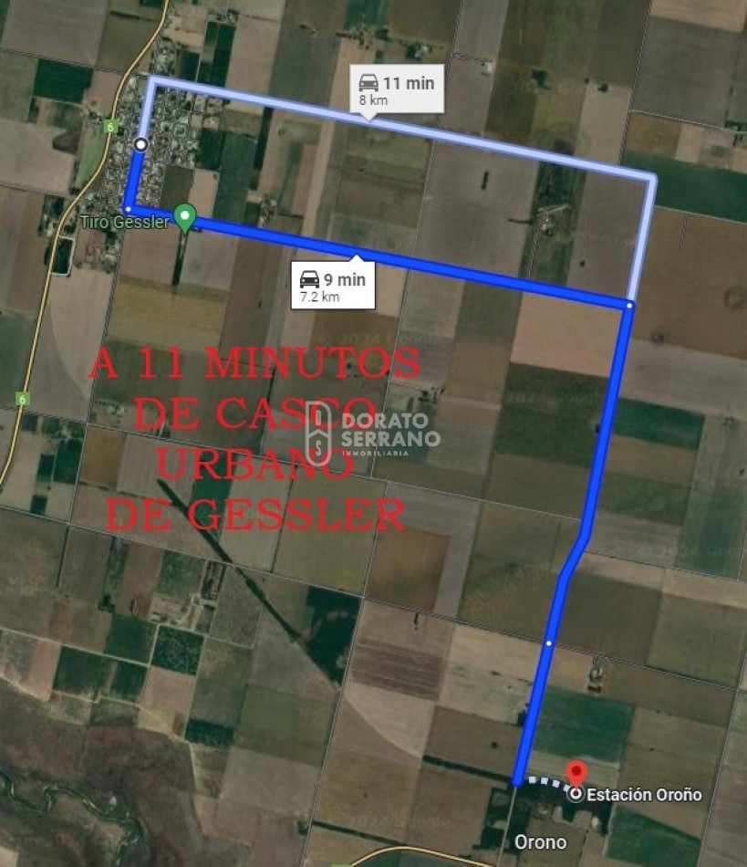 CAMPO AGRICOLA + ANTIGUA ESTACION OROÑO- GESSLER!